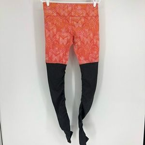 ALO YOGA GODESS LEGGINGS IN GUAVA GRAPHITE GRAY M